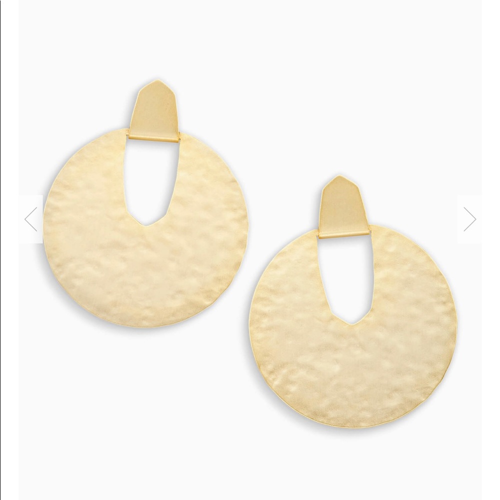 Kendra Scott Diane Statement Earrings In Gold
